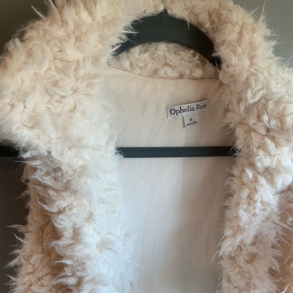 Fuzzy Vest Jacket 🌹 - Picture 3 of 4